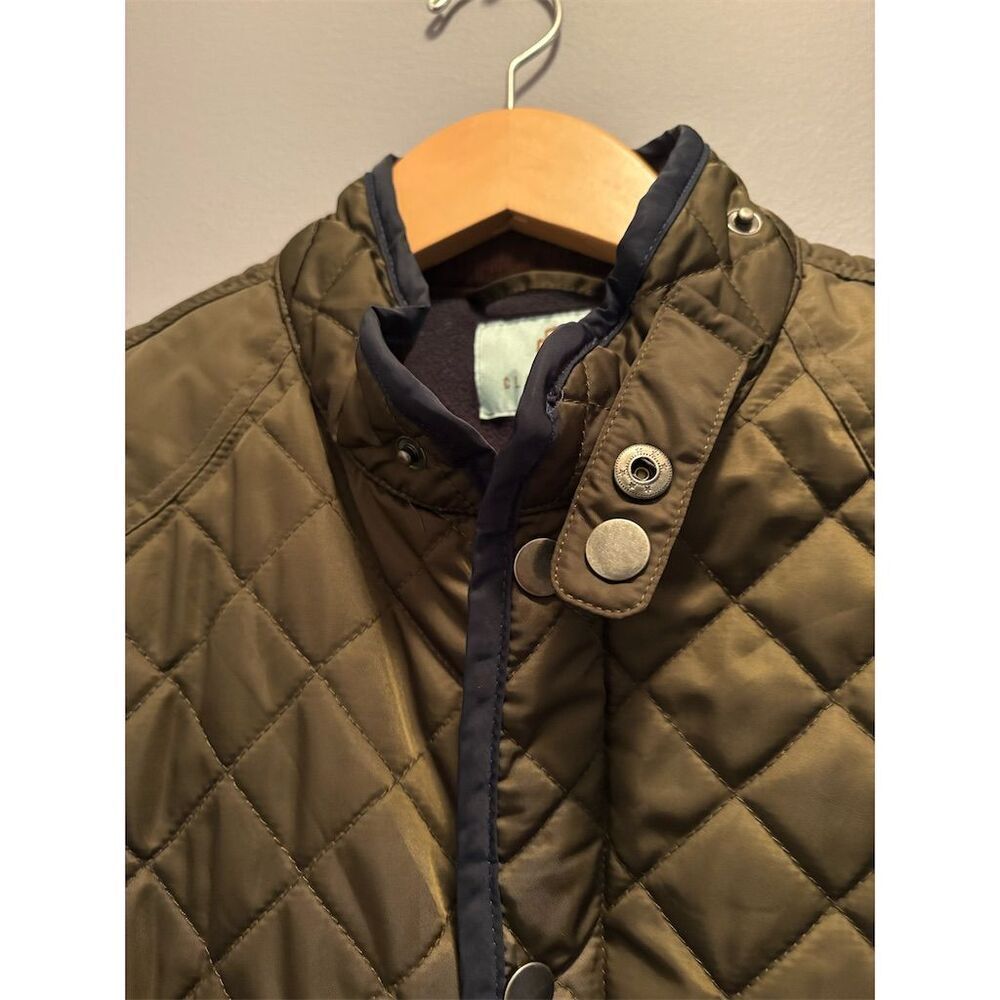 3/$15 Classic  Club Boys Green Quilted Vest Size 12-14 Casual Fall Wear - Picture 2 of 9
